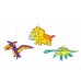AM SD10P6-D: Amos Sun Deco Set - Dinosaurs 6 pcs